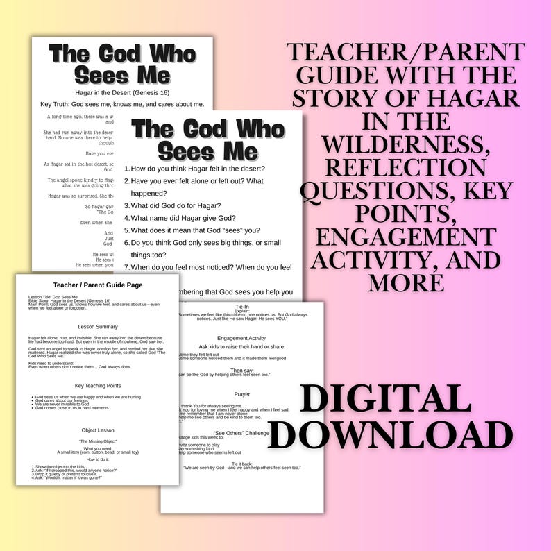 Cross Explorations Sunday School Activity Pack | Christian Kids Worksheets | VBS Lesson - Etsy