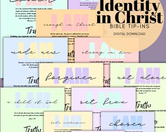 Identiteit in Christus Bijbeljournaaltips | Schriftstudie (digitale download)