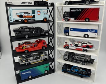 Hot Wheels Team Transport Display Stand: 6-car Industrial Design