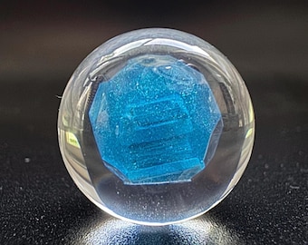 Zirkon i 18 mm epoxikula, cyan LED *LÄS BESKRIVNINGEN*