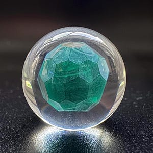 18 mmエポキシ球のエメラルド、緑色のLED *説明を読む*