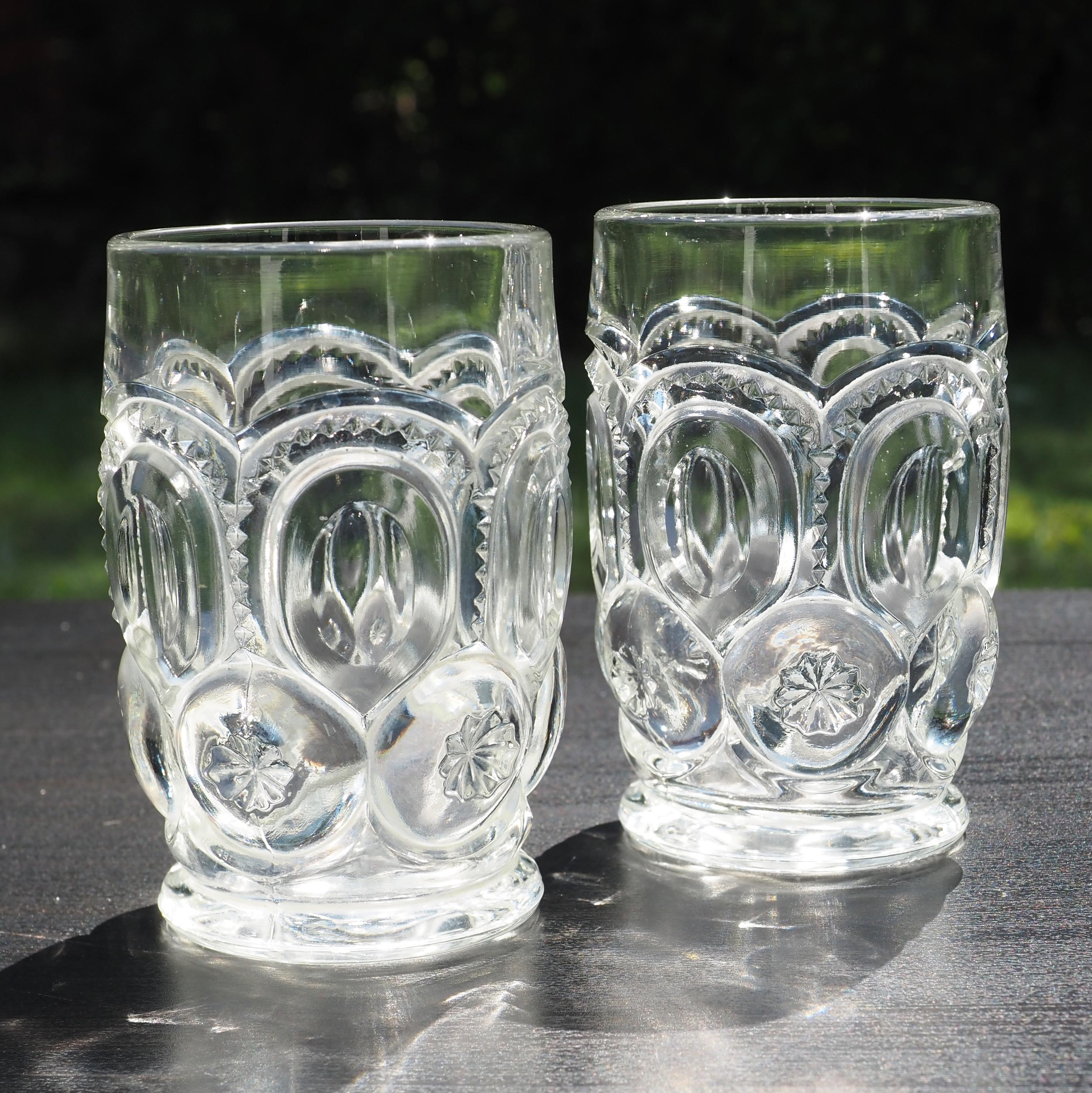 アンティーク L.E. Smith Moon SOMABITO 工房KOHAKU Le Smith Moon Star Glass - Etsy