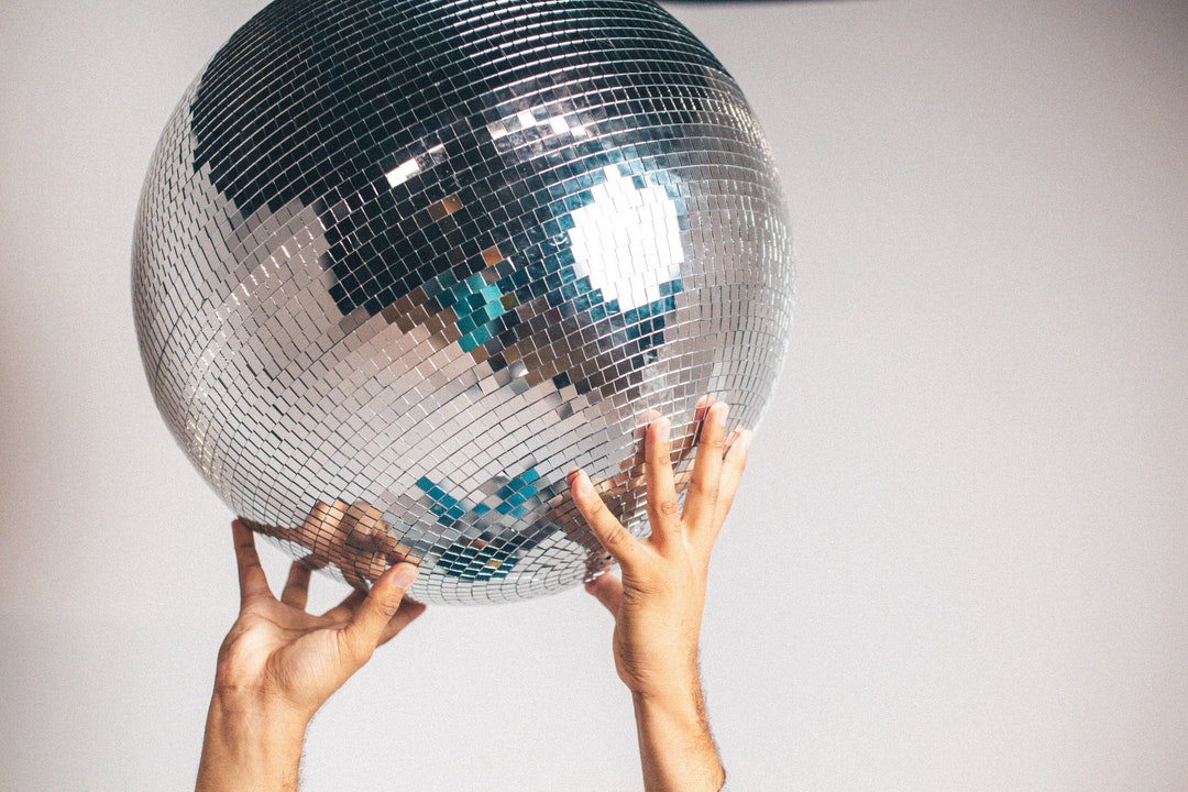 20 Inch Disco Ball, Mirror Ball, Large Disco Ball, Funky 70s Party
