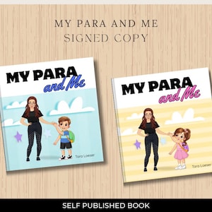 May include: Two copies of the book "My Para and Me" are displayed. The book covers feature illustrations of a woman and a child. The text "MY PARA and Me" is prominently displayed. The words "SIGNED COPY" and "SELF PUBLISHED BOOK" are also visible.