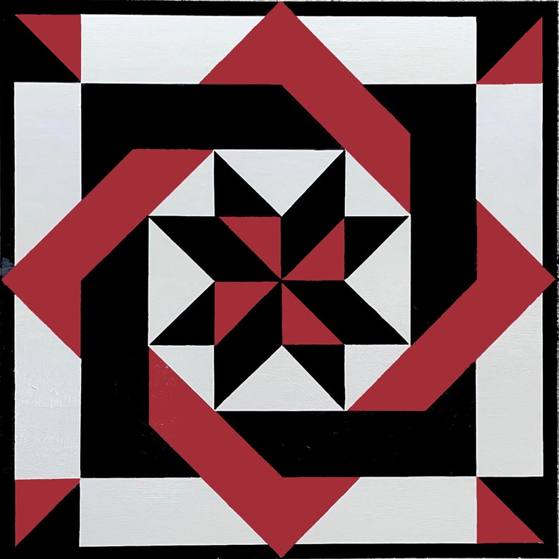 Knot Barn Quilt Pattern DIY Barn Quilt Barn Quilt Pattern Etsy