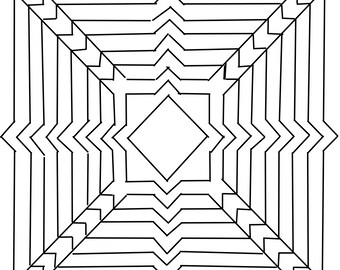 Gradient Barn Quilt Pattern: DIY Yard Art (Paper Pattern)