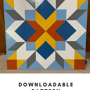 Barn Quilt Pattern, PDF Pattern, Barn Quilts, DIY Barn Quilt, Barn Quilt machen, Malen Sie einen Barn Quilt, Barn Quilt Patterns