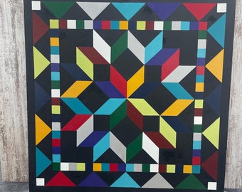 Carpenters Wheel Barn Quilt Pattern: DIY Project (PDF Pattern)