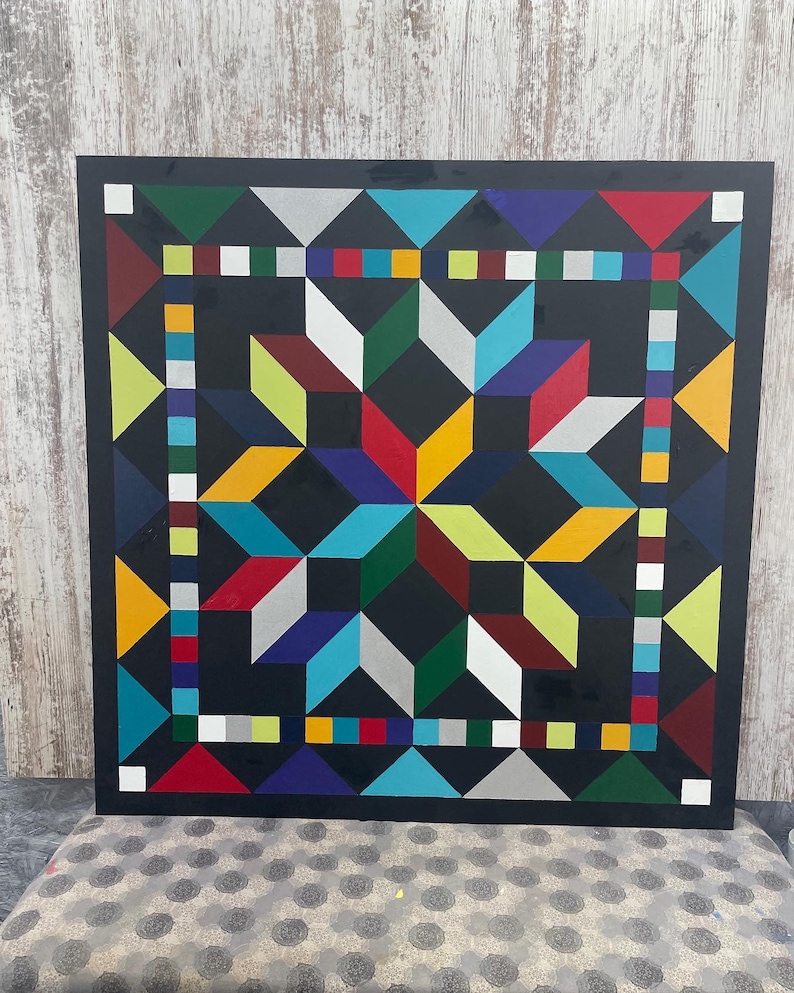 Carpenters Wheel Barn Quilt Pattern PDF Pattern Barn Quilts Etsy