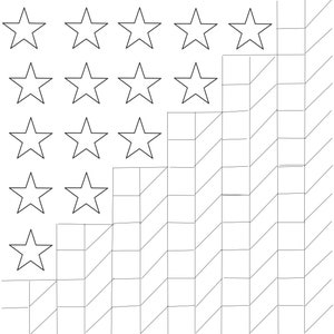 Waving Flag Barn Quilt Pattern, DIY Barn Quilt, Barn Quilt Pattern, Make a Barn Quilt, Barn Quilts, Yard Art, Patterns, BQ Patterns