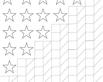 Waving Flag Barn Quilt Pattern: DIY Yard Art (Paper Pattern)