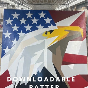 Wzór na kołdrę Eagle Barn, Wzór PDF, Kołdry do stodoły, Kołdra do stodoły DIY, Zrób kołdrę do stodoły, Pomaluj kołdrę do stodoły, Wzory kołder do stodoły