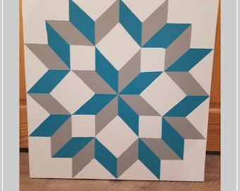 Carpenters Wheel Barn Quilt Pattern: DIY Instructions (PDF Pattern)