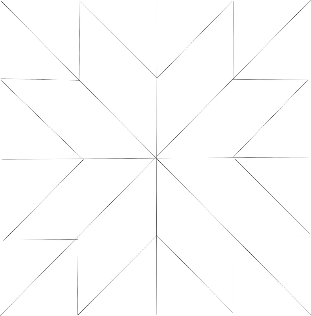 Annie's Choice Barn Quilt Pattern, DIY Barn Quilt, Barn Quilt Pattern