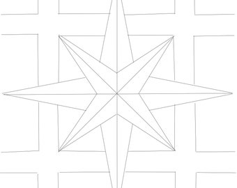 Star Barn Quilt Pattern, DIY Barn Quilt, Barn Quilt Pattern, Make a Barn Quilt, Barn Quilts, Yard Art, Patterns, BQ Patterns