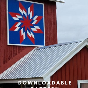 Pin Wheel Barn Quilt Pattern, PDF Pattern, Barn Quilts, DIY Barn Quilt, Make a Barn Quilt, Paint a Barn Quilt, Barn Quilt Patterns