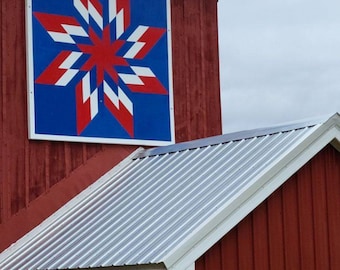 Pin Wheel Barn Quilt Pattern: DIY Instructions (PDF Pattern)