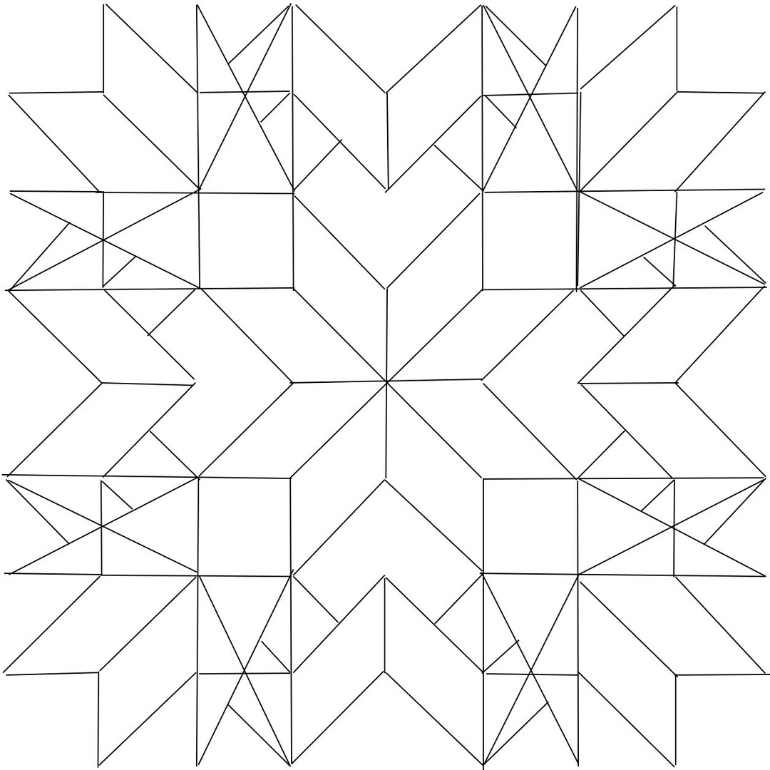 Broken Arrow Barn Quilt Pattern, DIY Barn Quilt, Barn Quilt Pattern