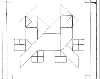 Cardinals Barn Quilt Pattern: DIY Yard Art (Paper Pattern)