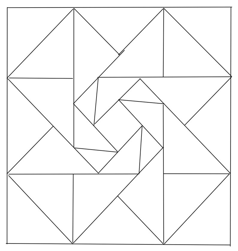 Patchwork Star Barn Quilt Pattern, DIY Barn Quilt, Barn Quilt Pattern ...