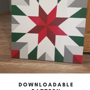 Barn Quilt Pattern, PDF Pattern, Barn Quilts, DIY Barn Quilt, Barn Quilt machen, Malen Sie einen Barn Quilt, Barn Quilt Patterns