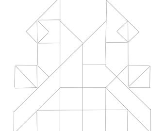 Cardinals Barn Quilt Pattern: DIY Yard Art (Paper Pattern)