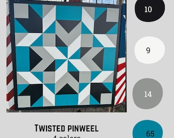 DIY Barn Quilt Painting Kit: Exterior Decor