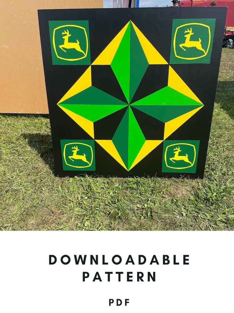 Barn Quilt Pattern PDF Pattern Barn Quilts DIY Barn Quilt Etsy