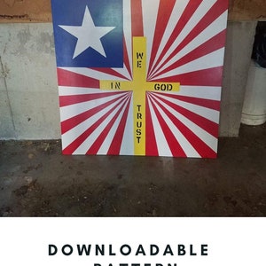 Flag variation Barn Quilt Pattern, PDF Pattern, Barn Quilts, DIY Barn Quilt, Make a Barn Quilt, Paint a Barn Quilt, Barn Quilt Patterns