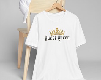 Queef Queen Unisex Jersey T-Shirt Lightweight Thin Tshirt