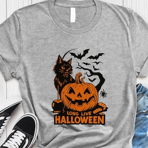 Retro Halloween Shirt, Long Live Halloween, Retro Halloween T-Shirt, Vintage Halloween Shirt, Fall Apparel, Spooky Season Pumpkin Shirt