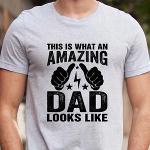 AWESOME DAD This is what an dad looks like MENS T-shirt shirt tshirt GIft for Daddy gift Father's Day gift Funny Dad Shirt