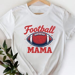Camiseta de mamá futbolera, camiseta personalizada de mamá futbolera, día del partido de fútbol, camiseta de fanático del fútbol, temporada de fútbol, camiseta de mamá futbolera