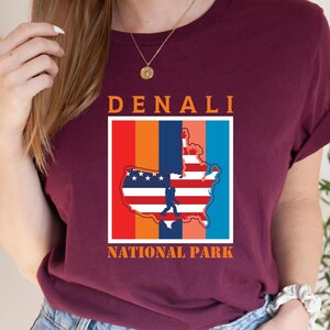Denali National Park Shirt, Hiking Shirt, Travel Shirt, Camping Shirt, National Park Shirt, Alaska Shirt, National Park, Alaska Camping Tees