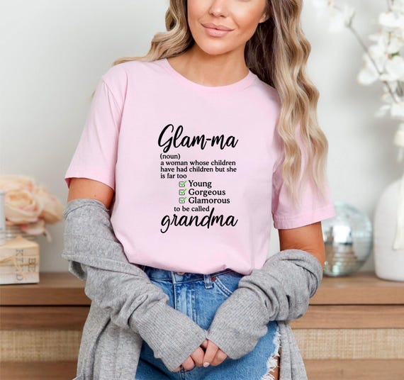 Glamma Definition T-shirt, Glamma Shirt, Grandma Shirt Gift