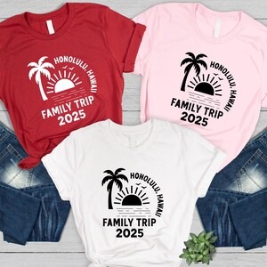 Family Trip 2025 T-Shirt, Custom Adventure Shirt With Location, Group Vacation Tee, Matching Camping Shirt, Unisex Travel Top