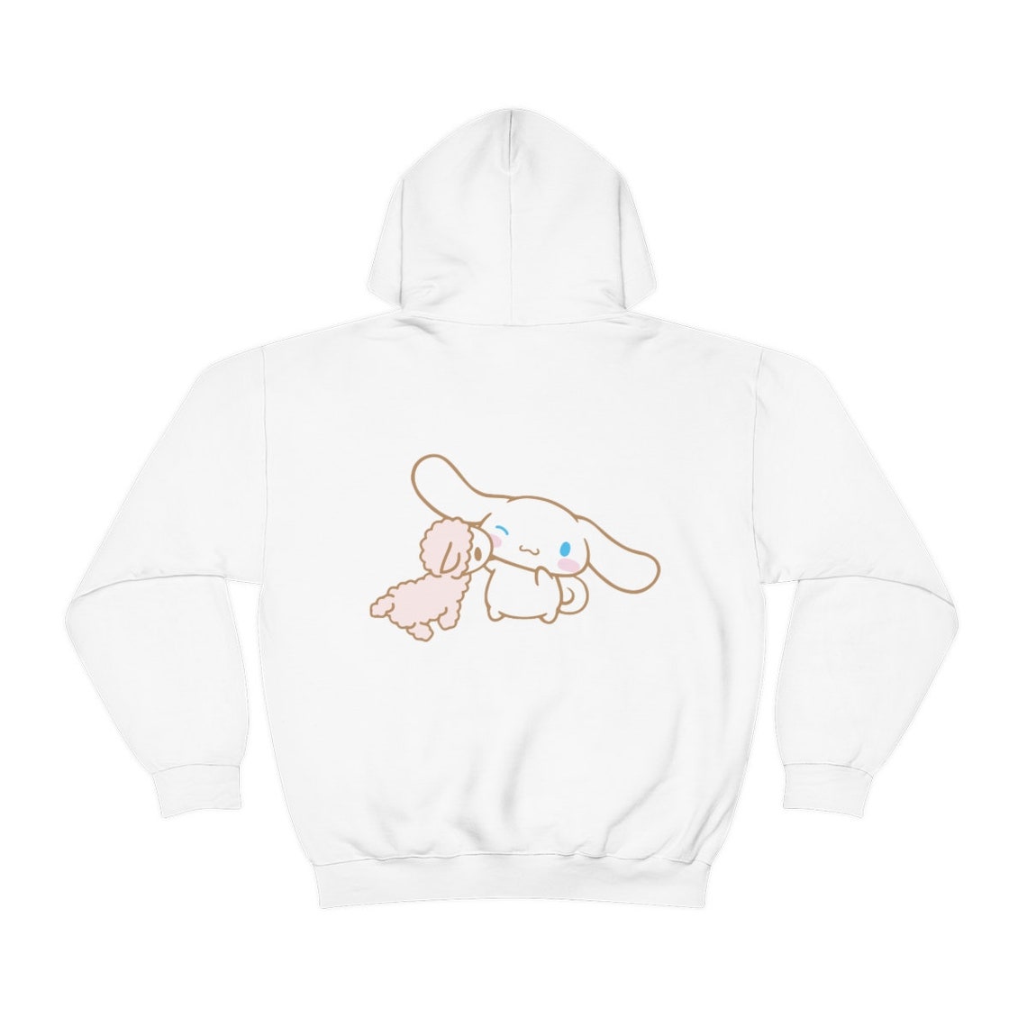 Cinnamoroll CUTE Kawaii Japanese Hoodie Unisex Adorable Light Pink and