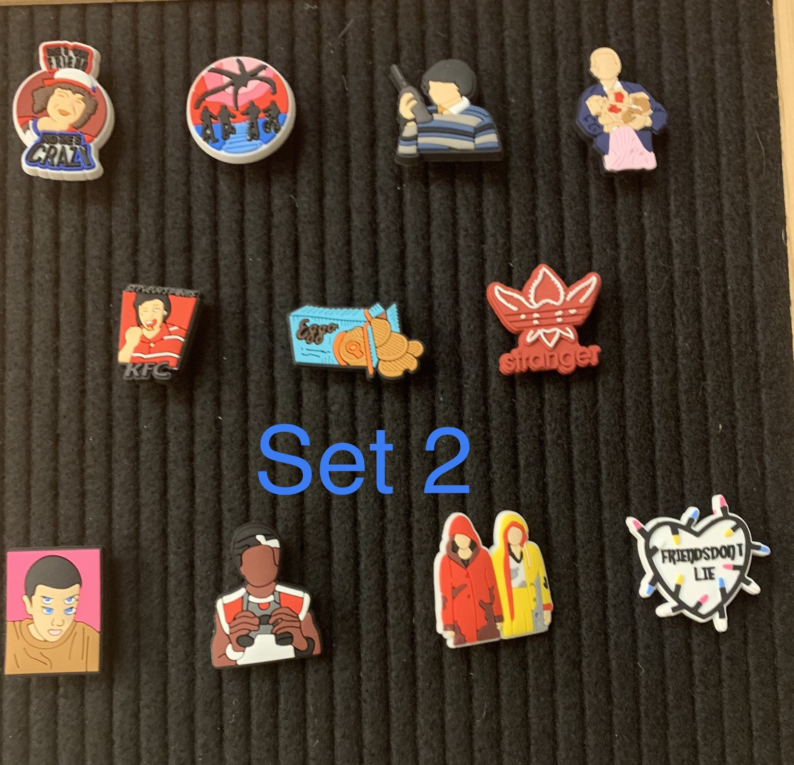 Stranger Things Croc Charms Etsy