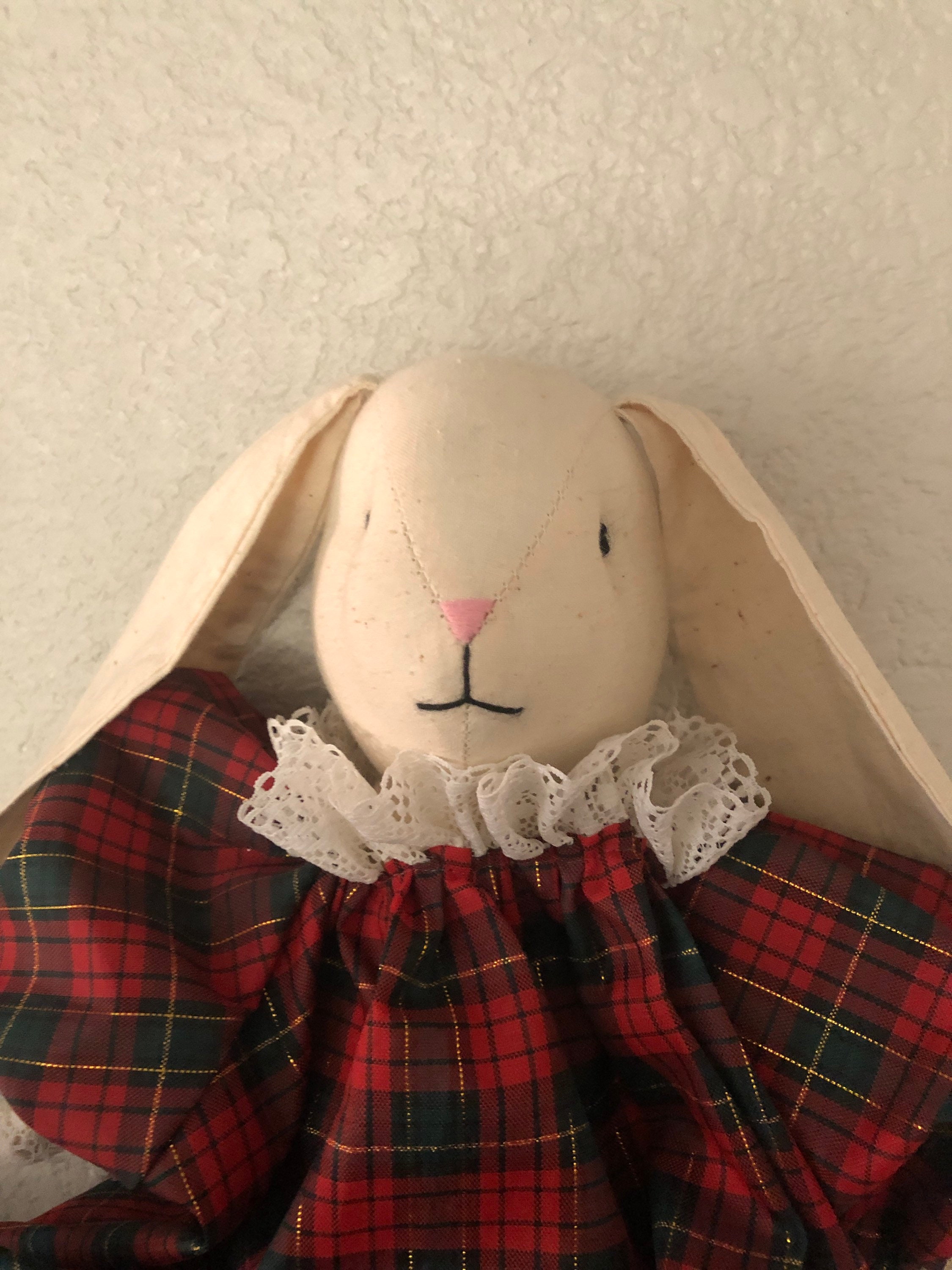 A Timeless Treasure: Mid Century Long Eared Rag Doll Bunny 12 of Joy ...