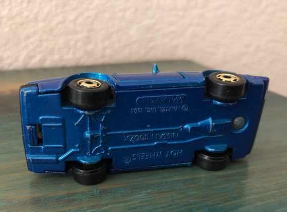 Hot Wheels NISSAN 300zx Blue Turbo Trax Diecast-1986 - Etsy