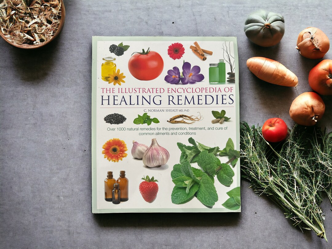 The Illustrated Encyclopedia of Healing Remedies (2002) - Pristine Condition Reference Book - Etsy