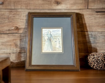 Diane Graebner Amish Aquarell Druck - Signiert und Studio-Verkauft Gem von Studio on the Square, Ohio
