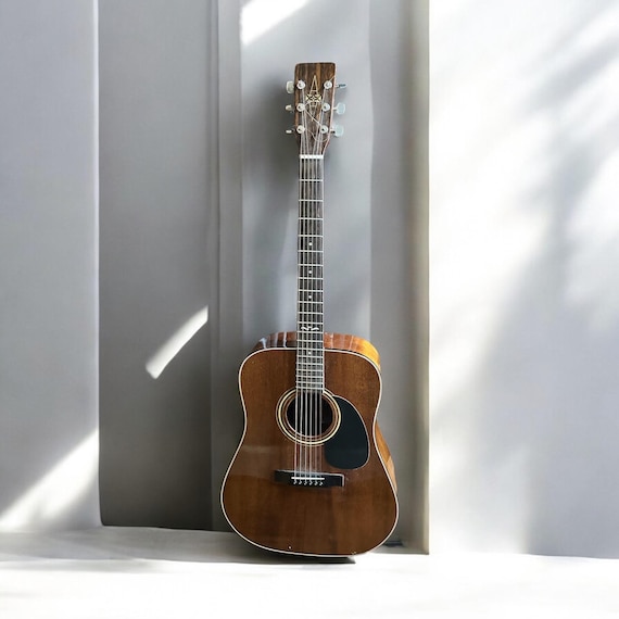 Signed 1986 Alvarez Acoustic Guitar, Don Von Tress Autograph, Billy Ray Cyrus