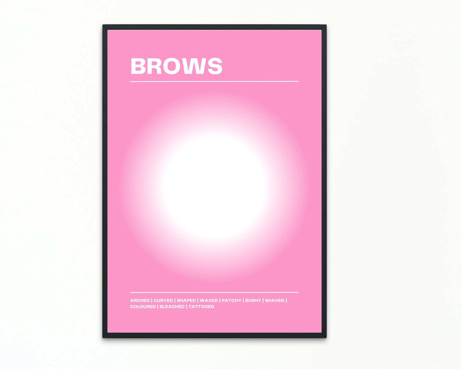 Eyebrow Posters Brow Artist Brow Artist Sign Eyebrows - Etsy