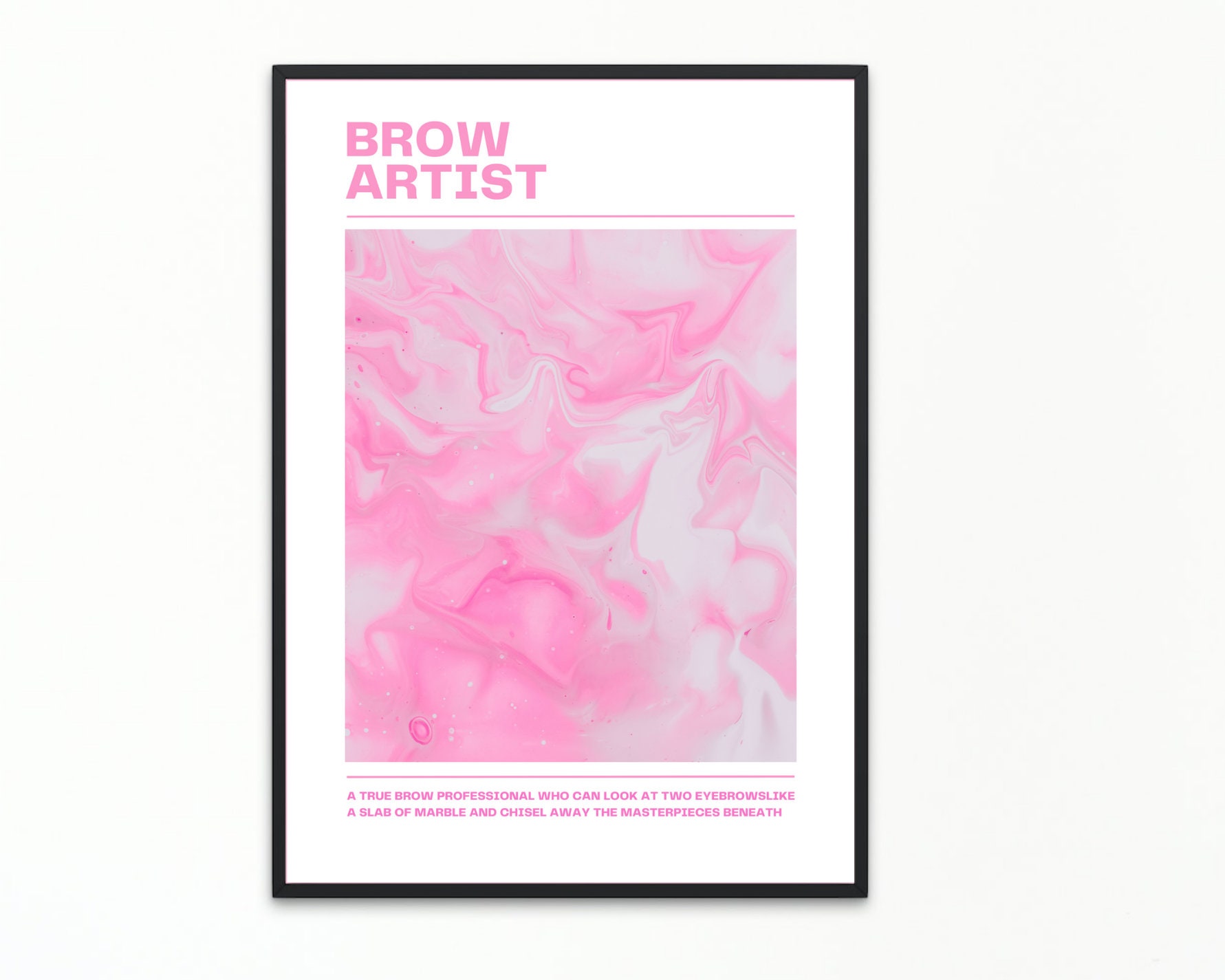 Eyebrow Posters Brow Artist Brow Artist Sign Eyebrows - Etsy