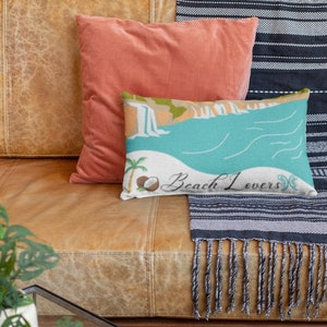Beachy pillow shams shop