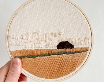 Midwest Field 4-8" Hoop DIY Embroidery Pattern