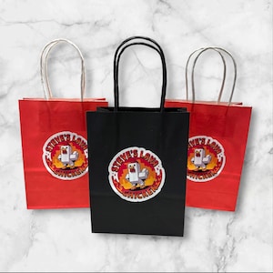 Lava Chicken - Steve&#39;s Favor Bags: sold in sets and custom quantities