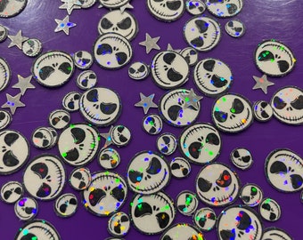 NBC Skeleton Confetti -spooky fun decor