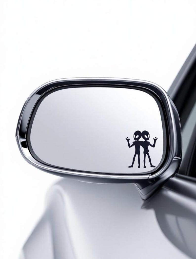 MINI Aliens Vinyl Decal: Car Window, Mirror Accessory - Etsy